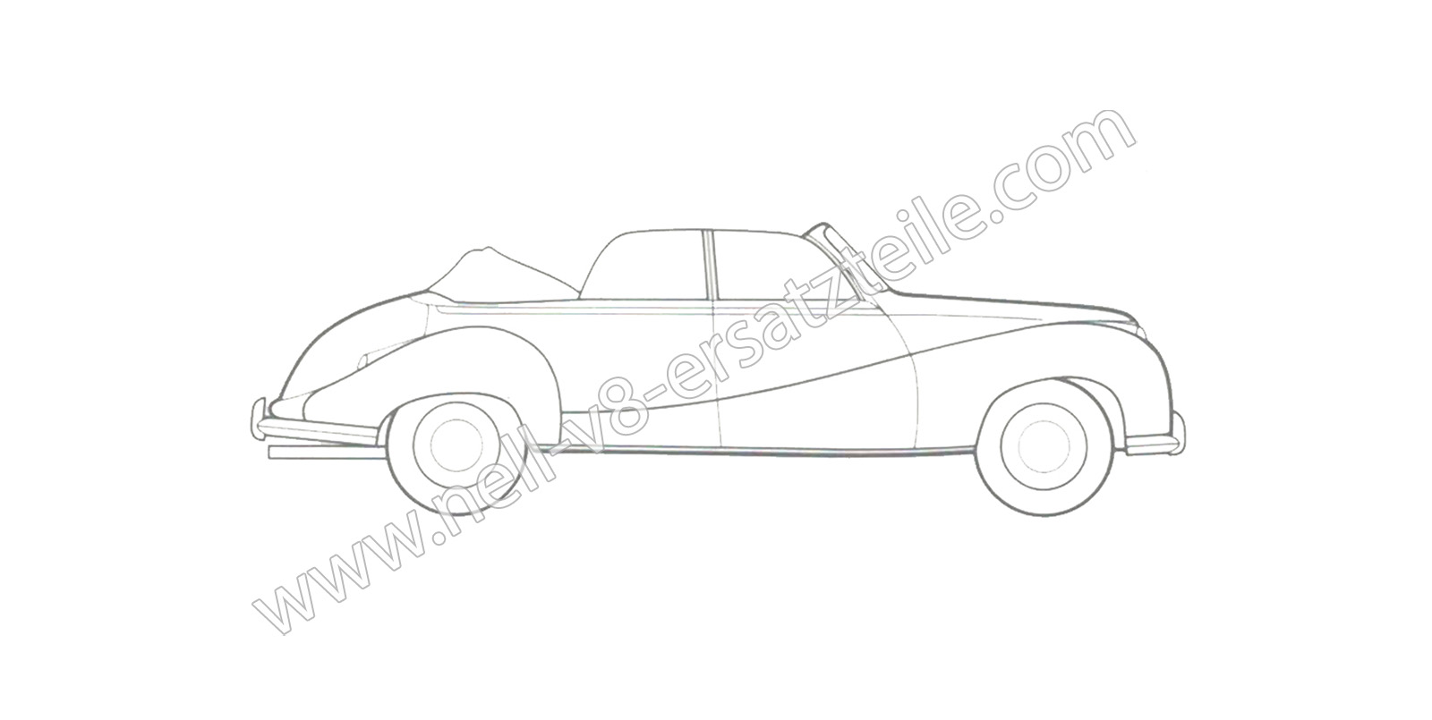 Ersatzteile Gummidichtungen 501/502 Cabrio