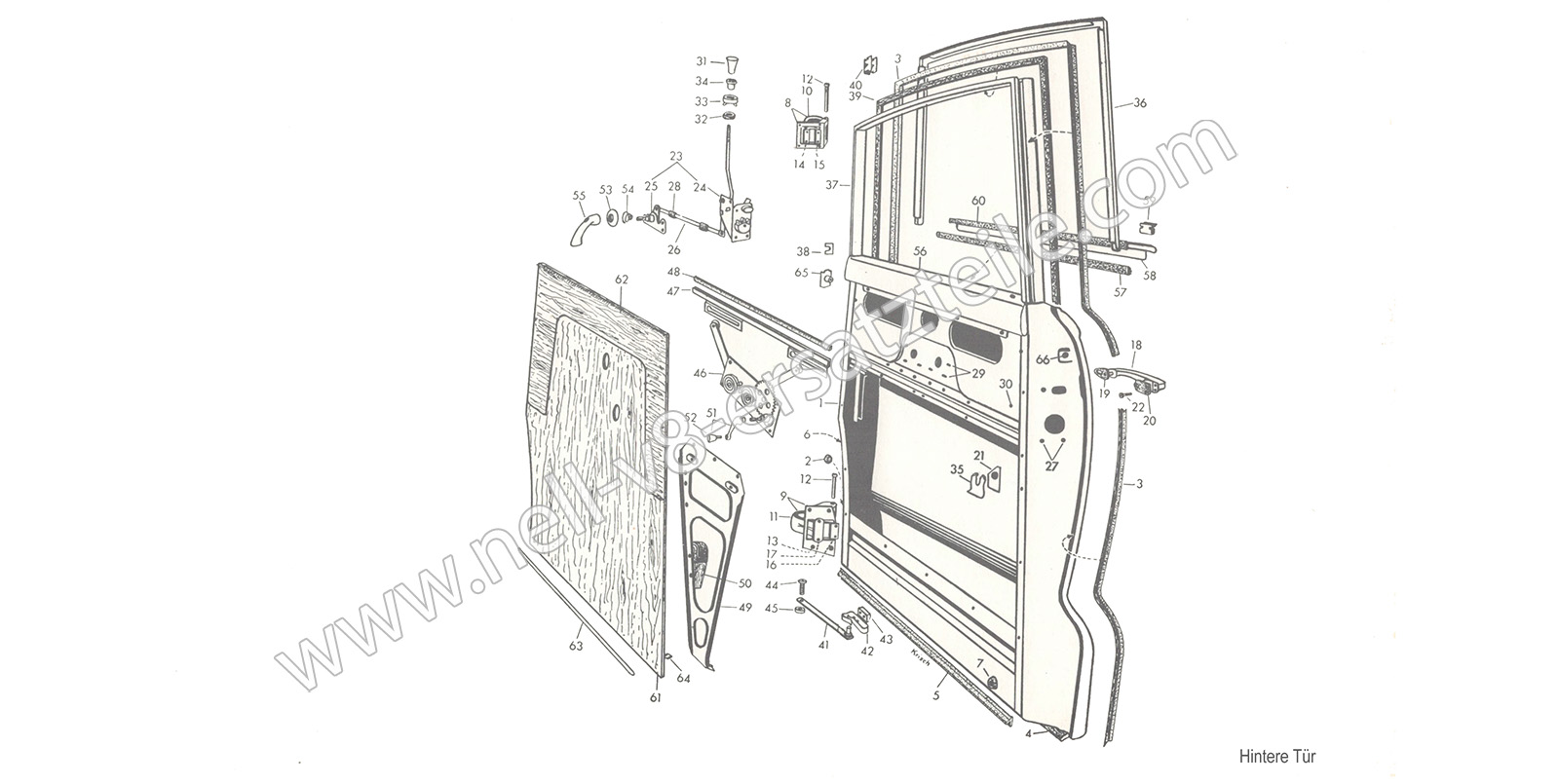 Ersatzteile Hintere Tür